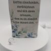 Rückseite Dankeschön für einen Gefallen mit Kaffee