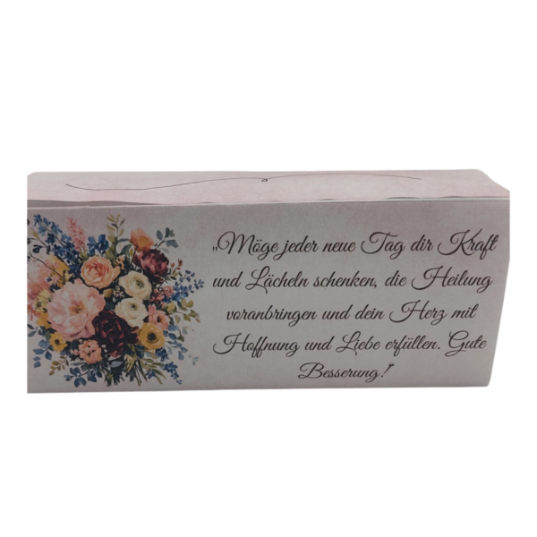 Geschenkhülle "Werd schnell wieder gesund" Goldmännchen 25 Btl.