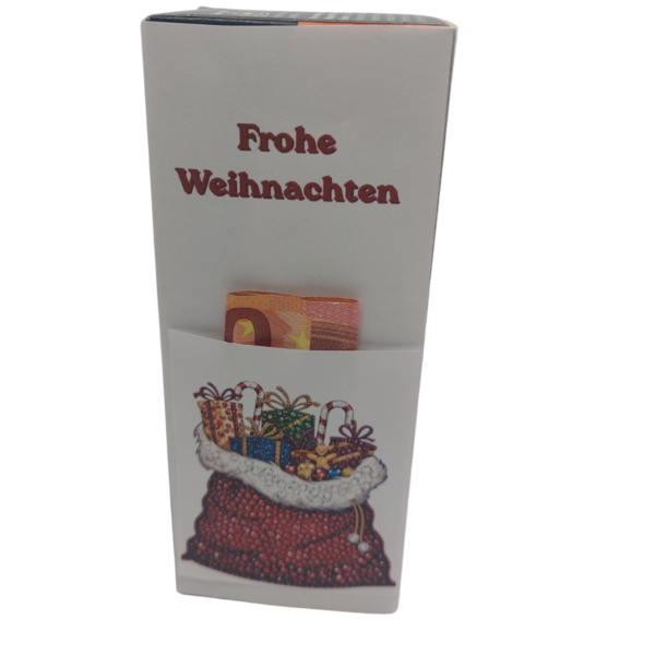 Cooler Weihnachtsmann mit Geldfach für Goldmännchen 25 BTL